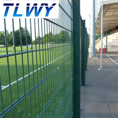 6/5/6mm Double Wire Welded Mesh Fence Powder Coated 50*150mm