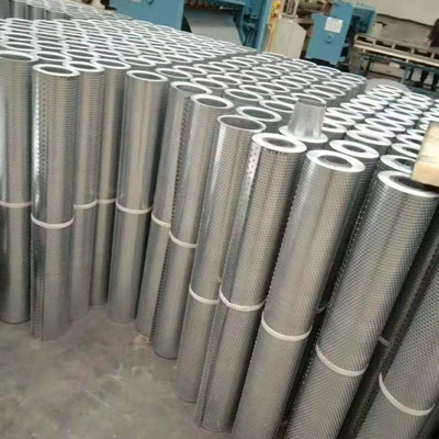 स्टेनलेस स्टील 5 मिमी विस्तारित धातु मेष रोल डायमंड होल