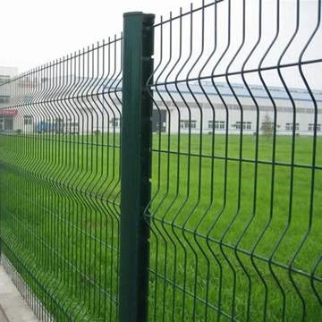 Anping TLWY उच्च गुणवत्ता वाले चीनी कारखाने 3D गार्डन बाड़ पैनल आड़ू पदों के साथ सुडौल वेल्डेड वायर मेष बाड़