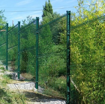 3D Garden Fence Curvy Welded Wire Mesh Fence